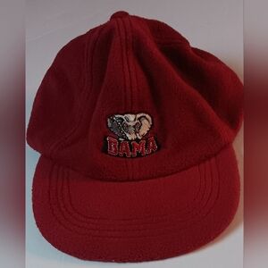 Alabama Crimson Tide Red NCAA Hat, Cap, One Size, Fleece.